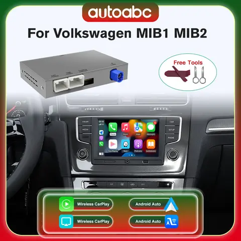 Wireless Carplay Android Car Module For VW Volkswagen Skoda Octavia A5 Golf 7 Polo Passat B8 Mirror Link MIB MIB2 Box