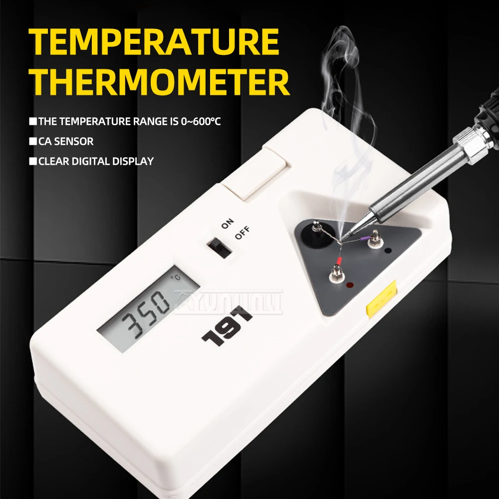 

0-600℃ Soldering Iron Tip Thermometer Convenient For Lead-Solder Measurement Temperature Tester CSD-191