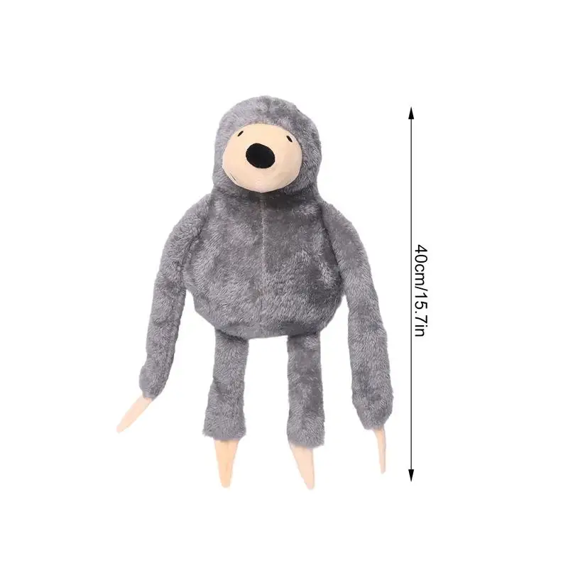 Sloth Stuffed Animal Long Arm Stuffed Animals Toy Cuddly Plush Stuffed Toys for Boys Girls Huggable Animal Toy for Room