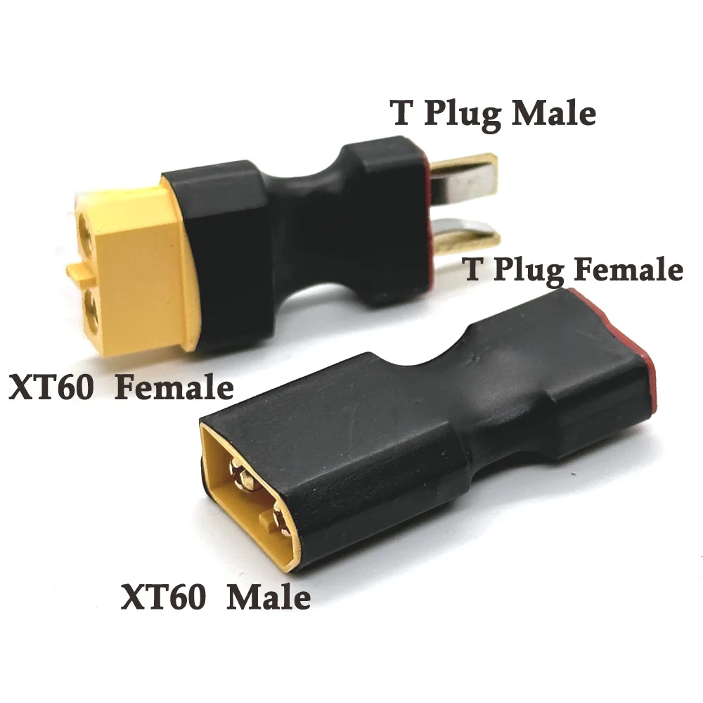 

XT60 to T Plug Female Male Connectors Banana Plug RC Lipo Battery Control Parts DIY Adapter