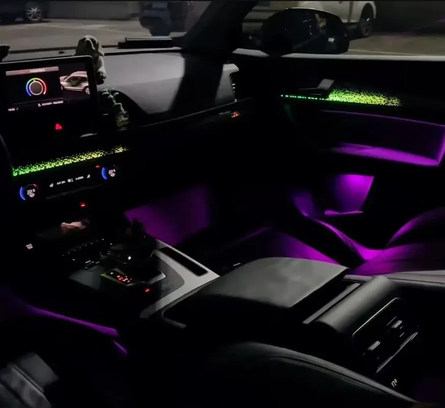 Rainbow Symphony Dynamic Environment Automotive Interior