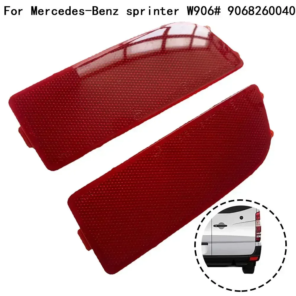 2pcs Car Rear Bumper Reflector Lamp Light Lens Stop Light Brake Light Reflector Lamp For Mercedes Sprinter W906 Crafter