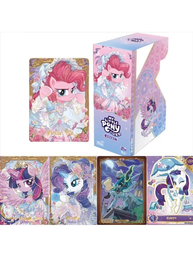 KAYOU My Little Pony Cards Eternal Friendship Luminous Moon Series Vol.9 Sammelkarten Vergoldete Zauberkarte Anime-Geschenke