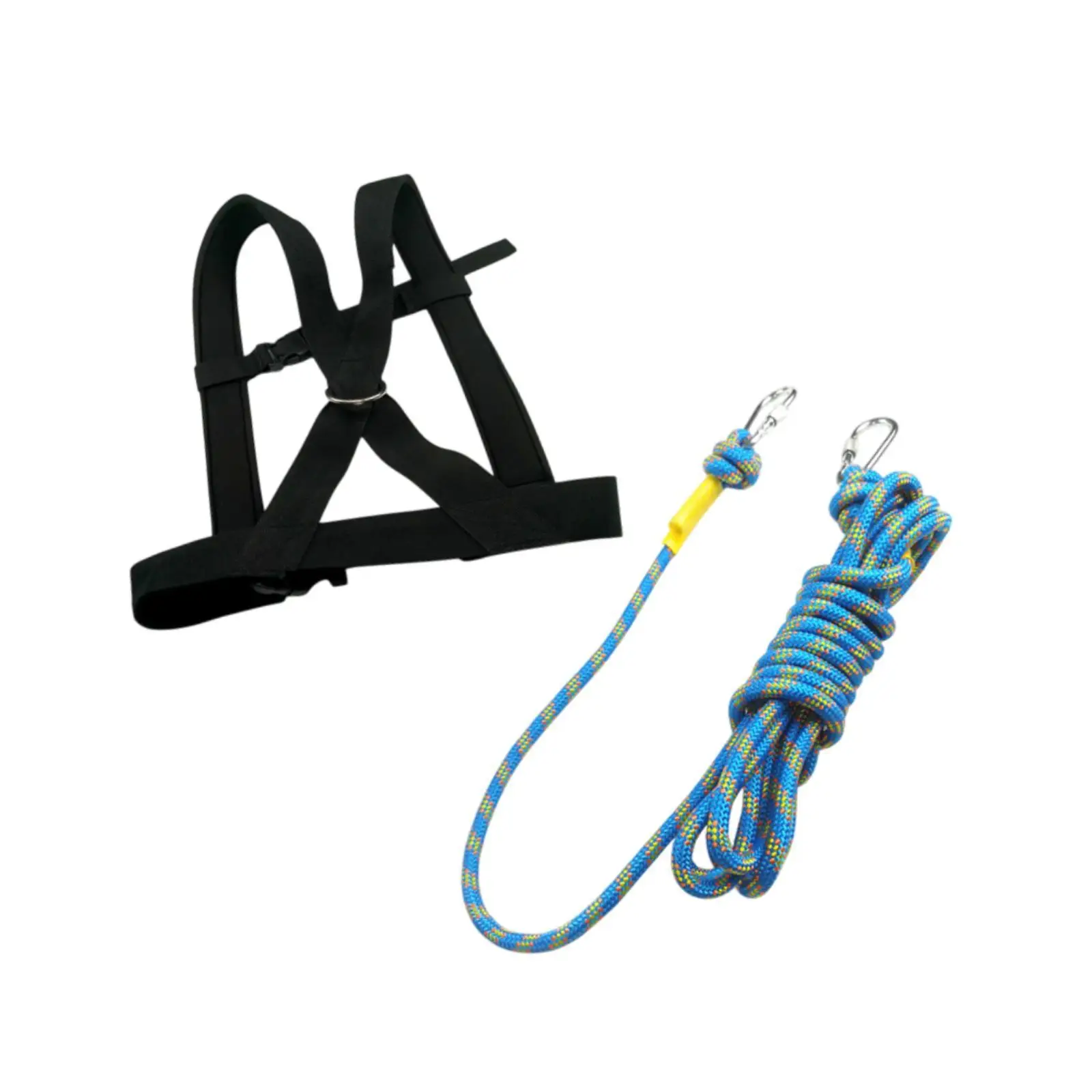 

Sled Harness Strength Training Neoprene Polyester Exercise with Pull Strap