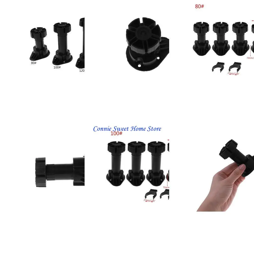 lxaf-4pcs-Регулируемая-высота-шкаф