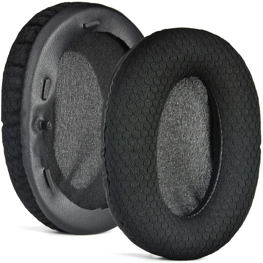 Almohadillas de repuesto de cuero para auriculares de juego Razer Opus X, almohadillas para los oídos, almohadillas para los oídos, piezas de reparación, 1 par