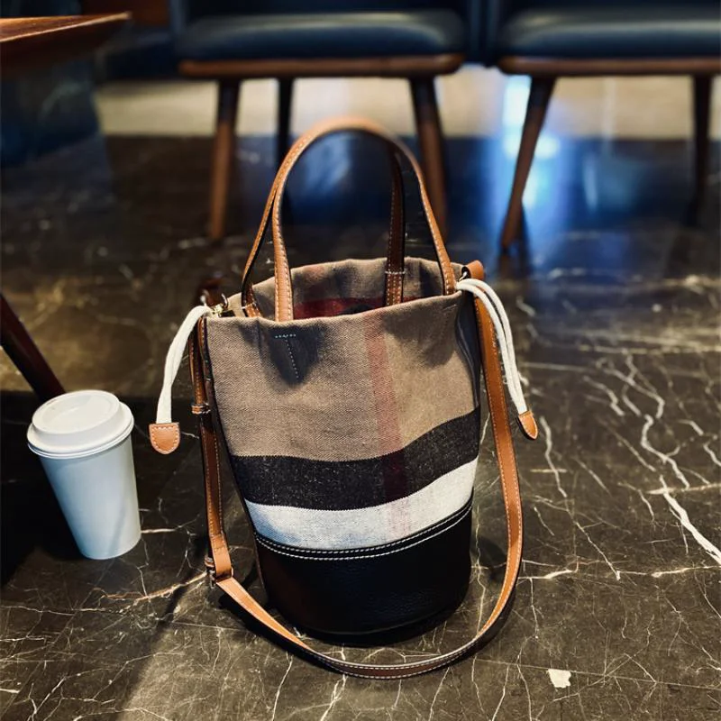 Luxury Brand Designer Tote Bag For Women 2024 New Large Women\'s Bucket Bags Messenger Bag Female Casual Fashion Trends Handbag