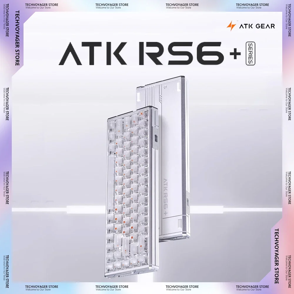 ATK RS6 Plus Magnetic Switch Mechanical Keyboard All Aluminum Low Delay Custom Wired Gaming Keyboard PC E-sports Accessory Gifts