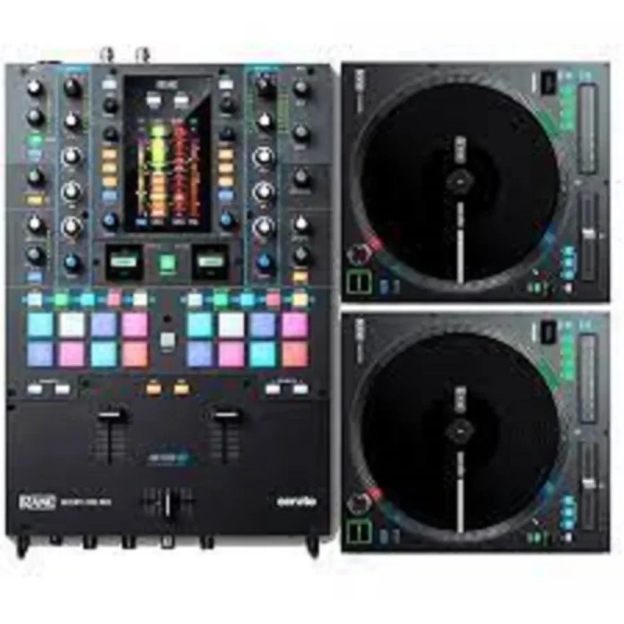 Summer discount of 50%HOT SALES FOR Original RANE DJ Digital SEVENTY-TWO M K II Mixer and Pair of TWELVE  M KII Motorized