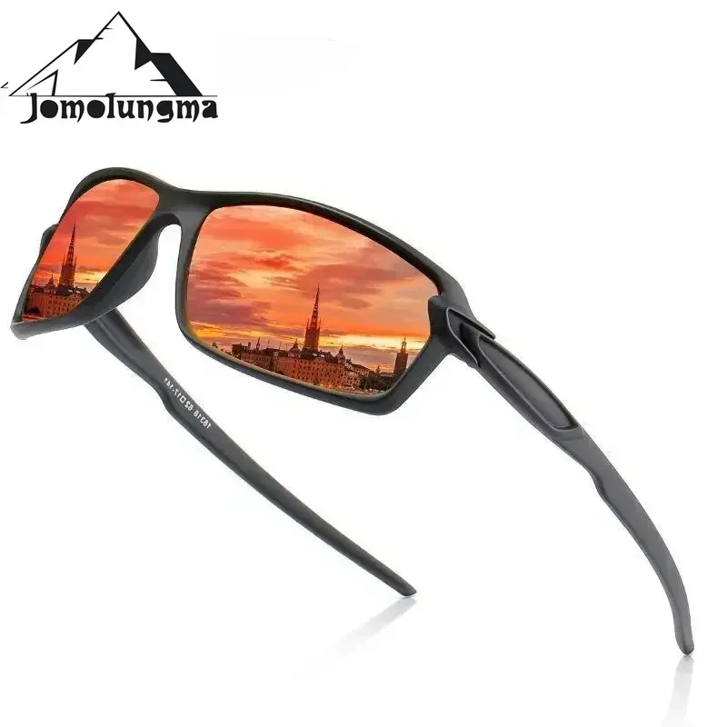 

Men's Polarized Sunglasses Sports Rectangle Mirror Sunglasses Men's Frame UV400 Sunglasses Glasses