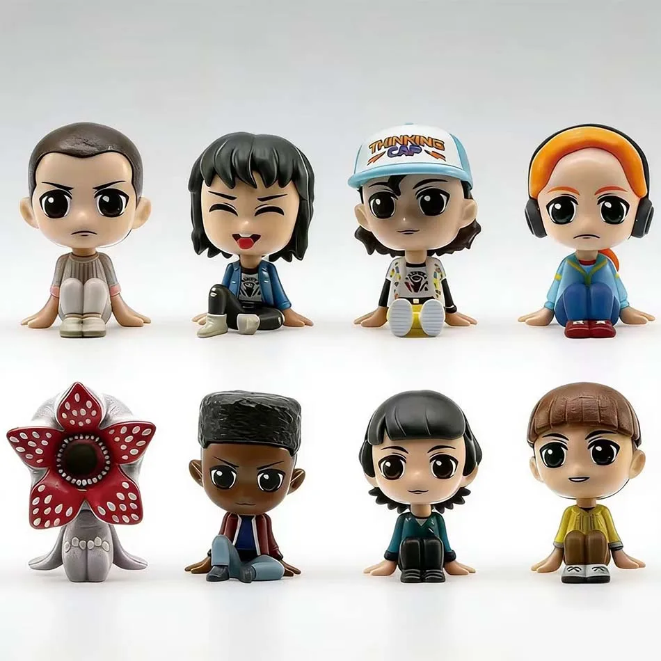 

8 шт., «Человек странной истории», «Едающий цветок», ручная офисная модель, украшение с основанием, 8 украшений для рабочего стола, рождественские подарки