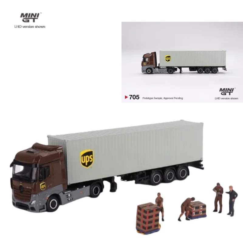 

В наличии: 1:64 трейлер Actros, контейнер UPS, фигурка литья под давлением, модель автомобиля из сплава, игрушка для мальчиков, декоративный предмет для взрослых.