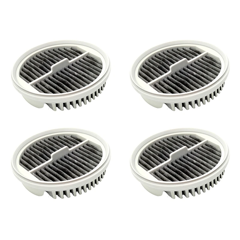 

4Pcs For Xiaomi Mijia Handheld Vacuum Cleaner Filter HEPA White For MJXCQ01DY Model