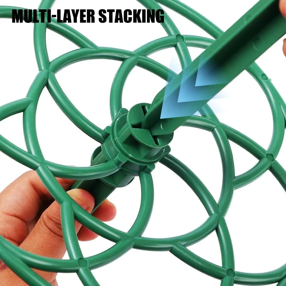 

Прочная S/M/L рамка для скалолазания бонсай, пластиковая штабелируемая подставка для клетки для растений, многослойная стойка для скалолазания, садовые принадлежности