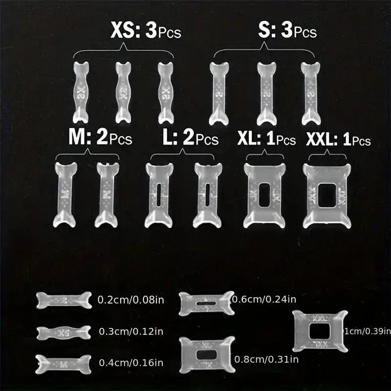 12Pcs/Set Ring Adjustment Pad Ring Size Adjuster Fixed Reduction Pad