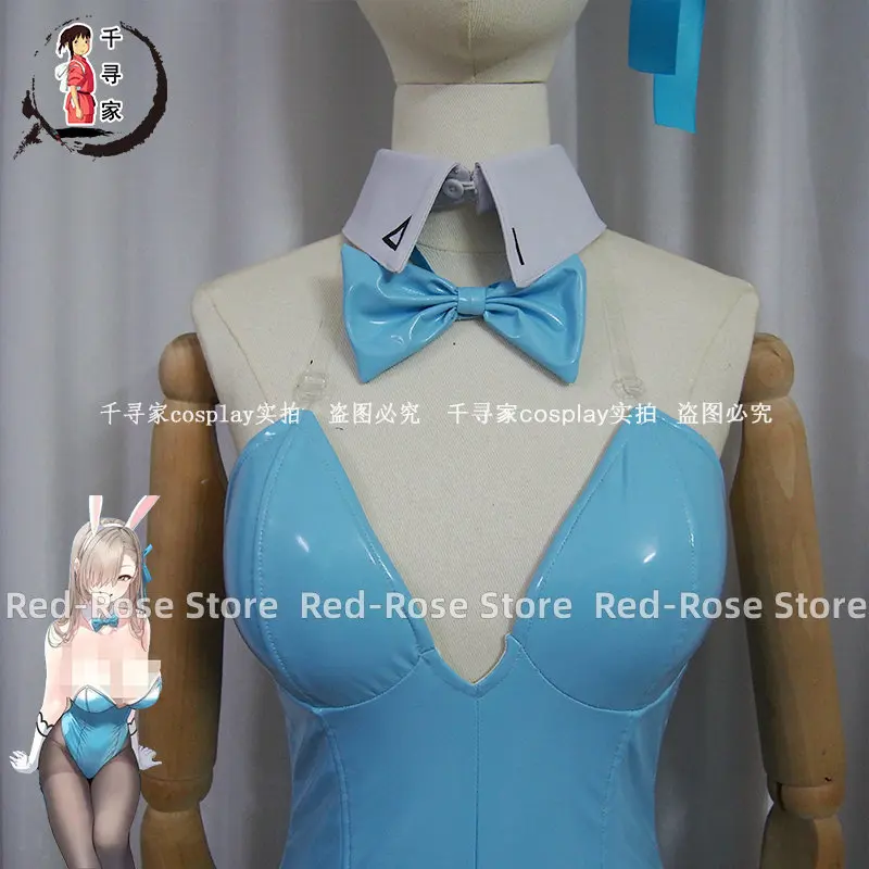 Amb Lane Blue Archive Kakudade Karinn Nero NPC Bunny Girl Costume Cosplay Itinose Asena tute donna Sexy Cosplay