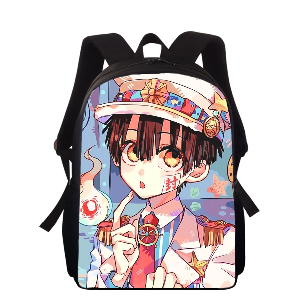 Tas punggung anak-anak, ransel Sekolah Dasar hanako-kun 15 "motif 3D untuk anak laki-laki dan perempuan