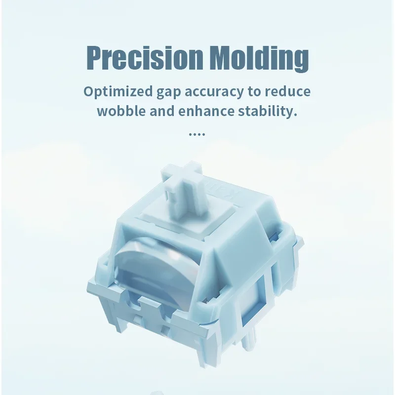 สวิตช์คีย์บอร์ดแบบกลไก Kailh MX Snowfall - เสียงมาจองและสัมผัสที่ราบรื่น รุ่นธีมฤดูหนาว