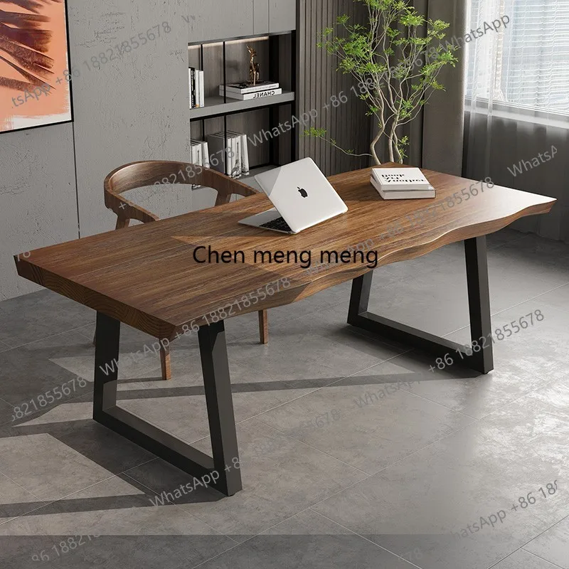 

Designer Modern Home Office Desks Big Asthetic Wooden Large Writing Computer Desks Standing Study Scrivania Office Furniture