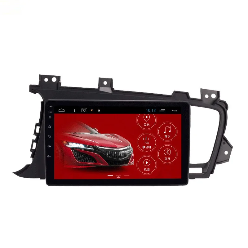 Wholesale 9 Inch Quad-core Android 8.0 Car Multimedia Gps Player For Kia k5 2011 2012 2013 2014 1080P HD Car auto Radio