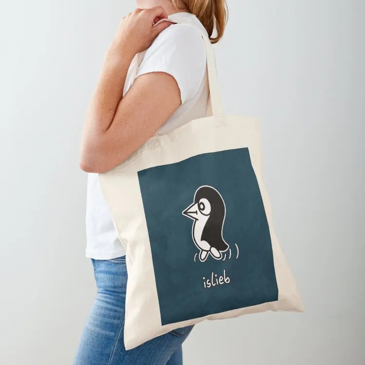 A penguin Tote Bag shopping bags foldable eco bag folding tote bags men