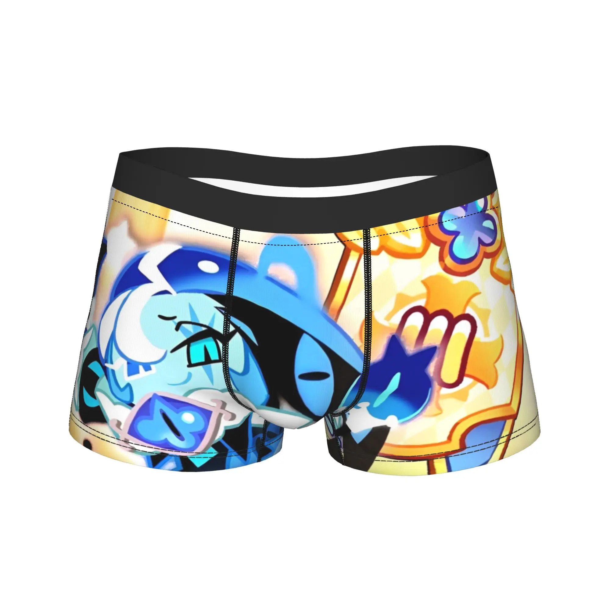 Men's Shadow Milk Cookie Run Kingdom Boxer Briefs Shorts Panties Soft Underwear Cute Cartoon Anime Homme Hot S-XXL Underpants