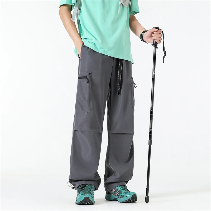 

Men's Pants Casual Spring and Autumn Stylish Cargo Pants Men High Street Hip Hop Slim Fit Sweatpants Men Midweight Pants