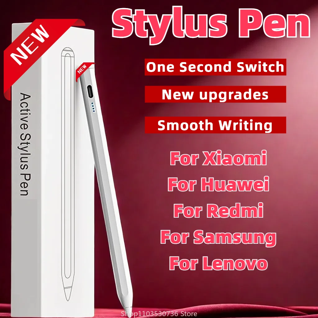 

for xiaomi Pad 5 Stylus Pen For Samsung Pad without Palm Rejection Tilt,for Honor Redmi Pad pen for All Android Tablet Phone Pen