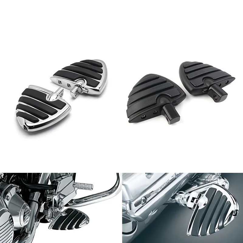 

Motorcycle Foot Pegs, 32mm 1.25-inch Men's Bracket Foot Pegs, Compatible with Harley Iron 883, 1200 Dyna