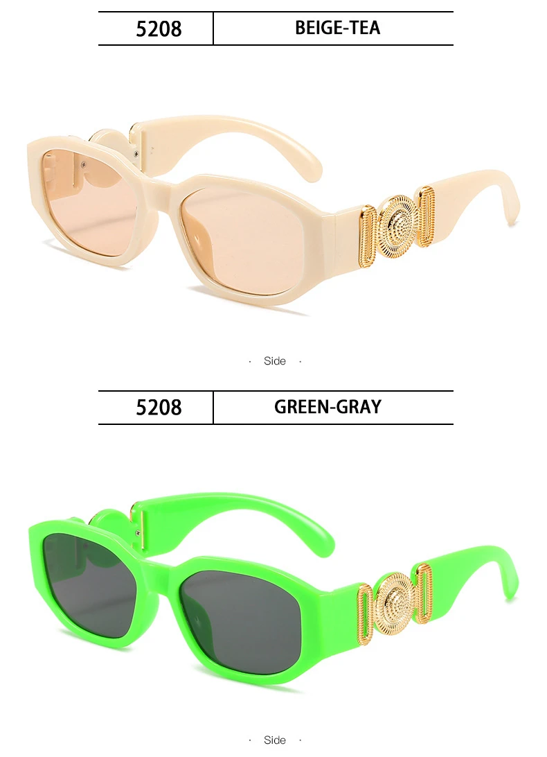 Vintage Quadratische Luxus Kleine Rahmen Sonnenbrille Männer Frauen Rechteck Marke Design Fashion Square Sonnenbrille Shades Vintage Gläser – Detail 14