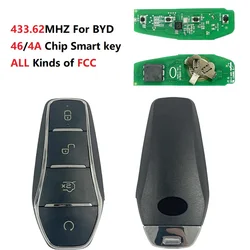 CN085009 Smart Remote Car Key 433.62MHZ FSK 46/4A Chip For BYD QIN PLUS DM-i QIN PLUS EV YUAN PLUS SON Atto Keylss Go With Logo