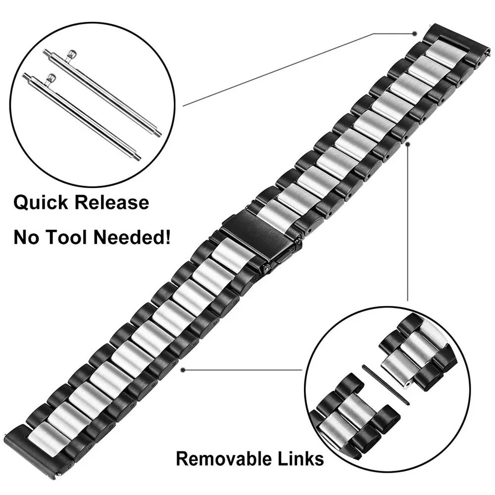 الفولاذ المقاوم للصدأ الساعات لسامسونج غالاكسي ساعة 6 40 مللي متر 44 مللي متر ساعة ذكية ل غالاكسي ساعة 6 الكلاسيكية 43 مللي متر 47 مللي متر الأشرطة المغناطيسي