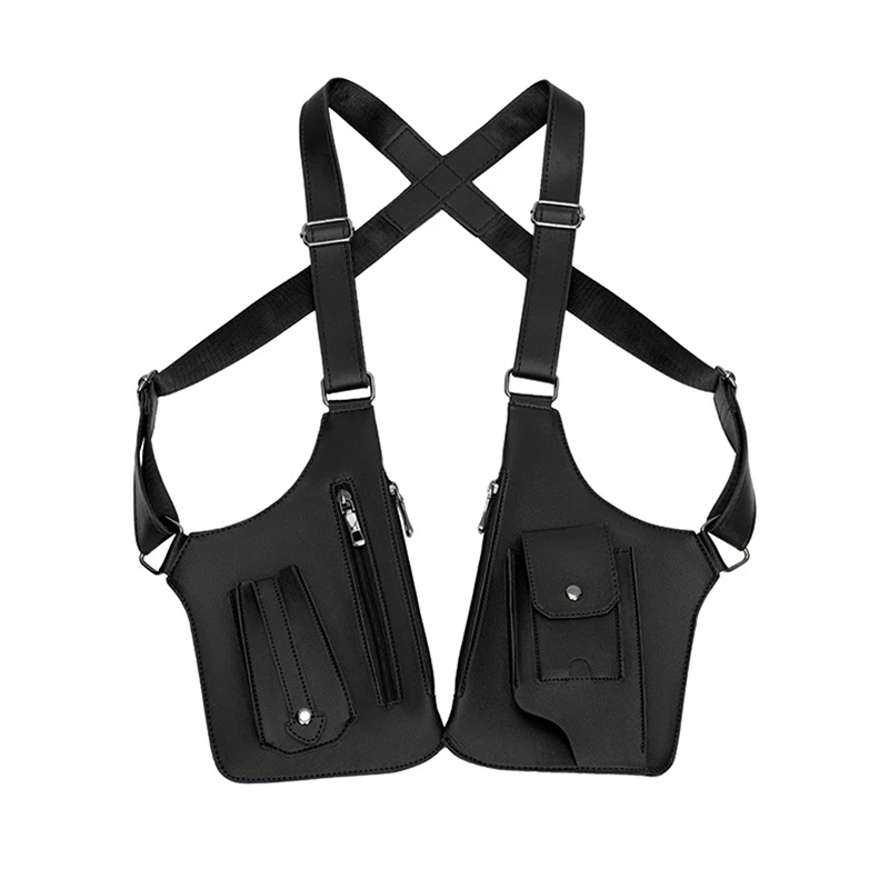 

Multifunction Crossbody Tactical Storage Holster Shoulder Bags Men Anti-theft Chest Bag Leather Outdoor Sports Hunting Bag