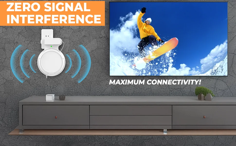 Bangcheer Wandhalterung für TP-Link Deco BE22/BE23/BE25/BE3600/BE5000 Mesh WiFi 7 System Netzwerk – Detail 1
