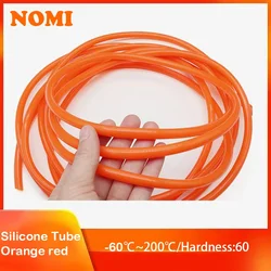 1/5/10M Food Grade Orange Red Silicone Rubber Hose 4x6mm 5x7mm 6x8mm Flexible Nontoxic Silicone Tube