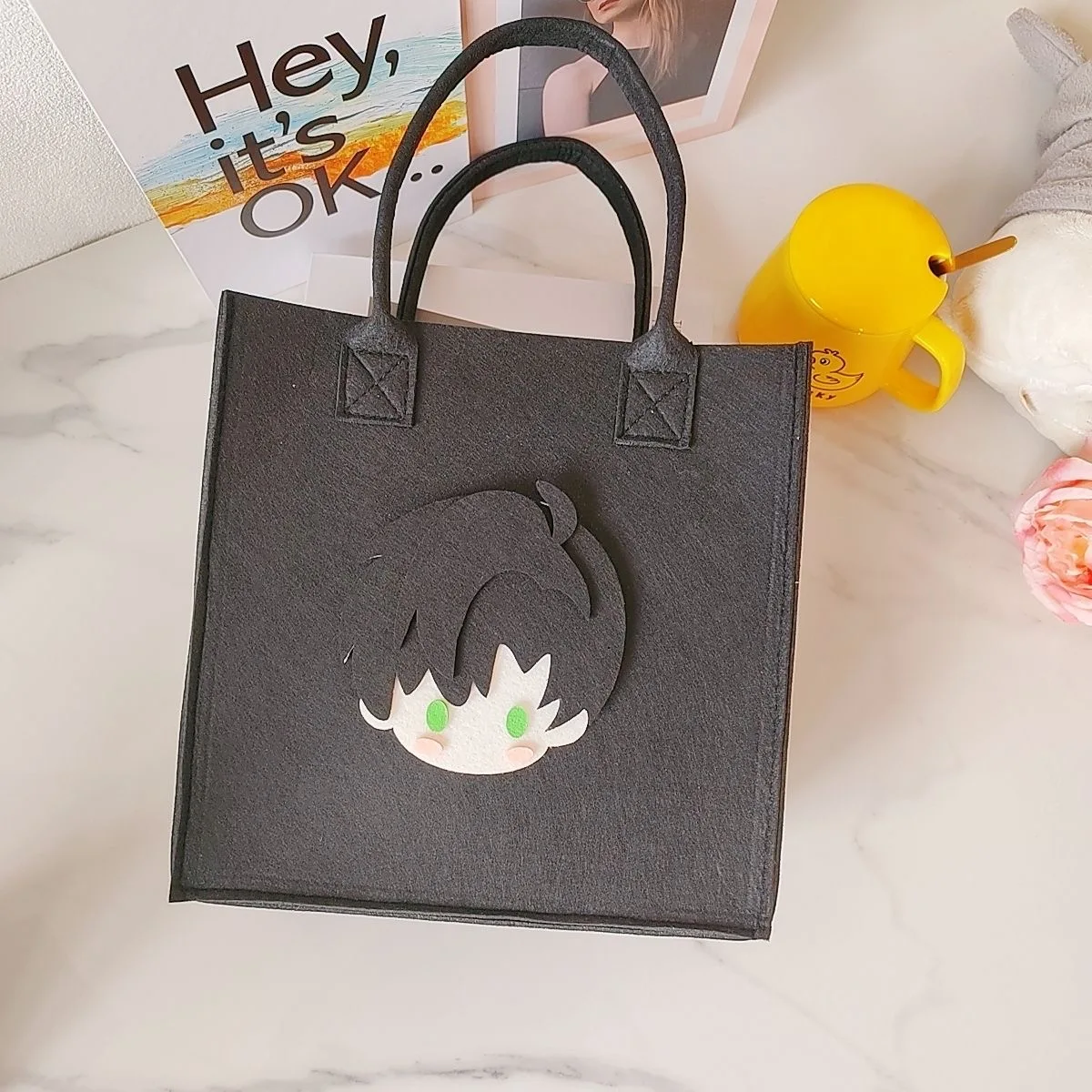 Love and Deep Space Caleb Sylus Rafayel Xavier Zayne Косплей Сумка для боли Простая фетровая сумка трехмерной формы