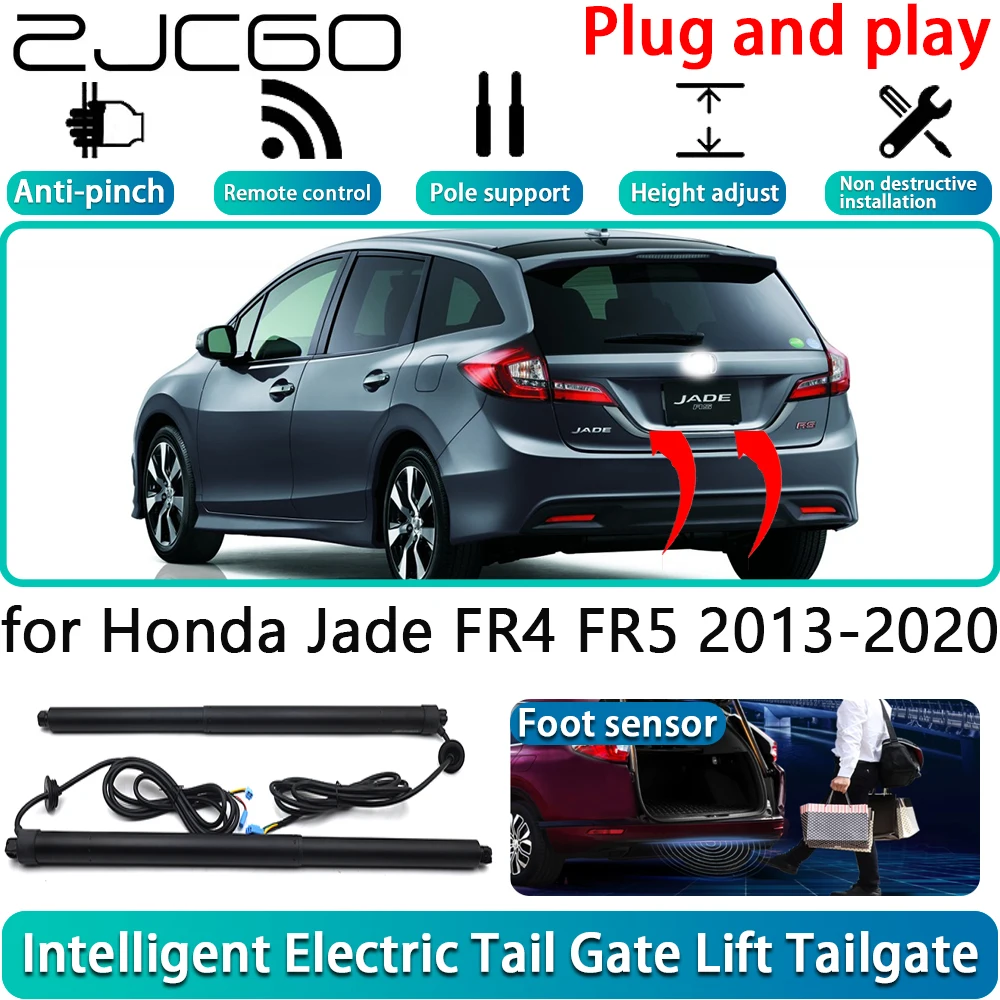 

ZJCGO for Honda Jade FR4 FR5 2013-2020 Car Electric Powered Tailgate Power Liftgate Automatic Tailgate System With Foot Sensor