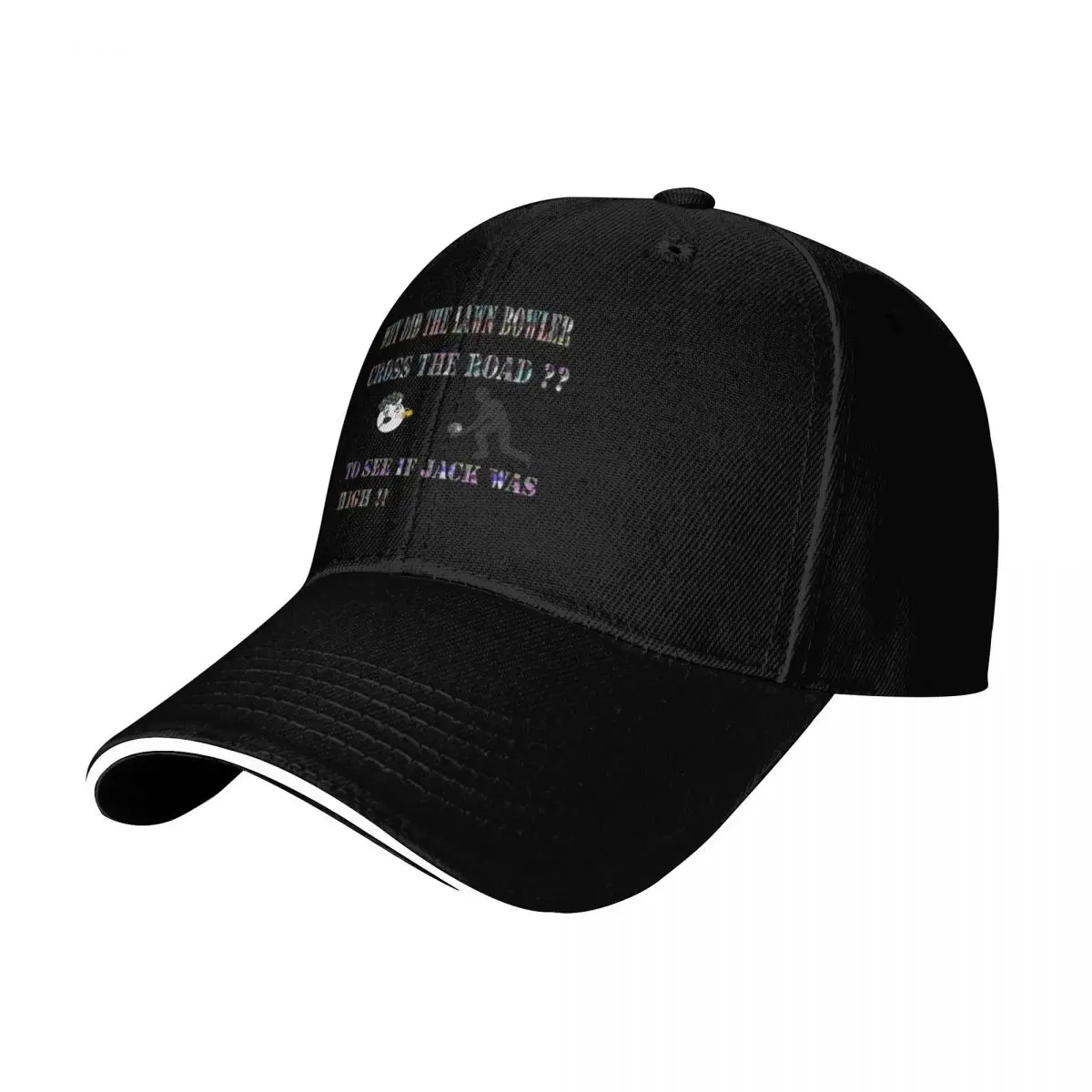 

Why Did The Lawn Bowler Cross The Road, Baseball Cap foam party Hat tactical cap Horse Hat Luxury Hat Men Caps Women's