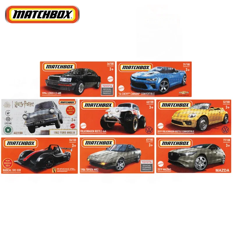 Original Toy Matchbox Car 1/64 Box-packed Metal Diecast 2022 Opel Astra Mazda Chevy Camaro Model Birthday Gift for Collection