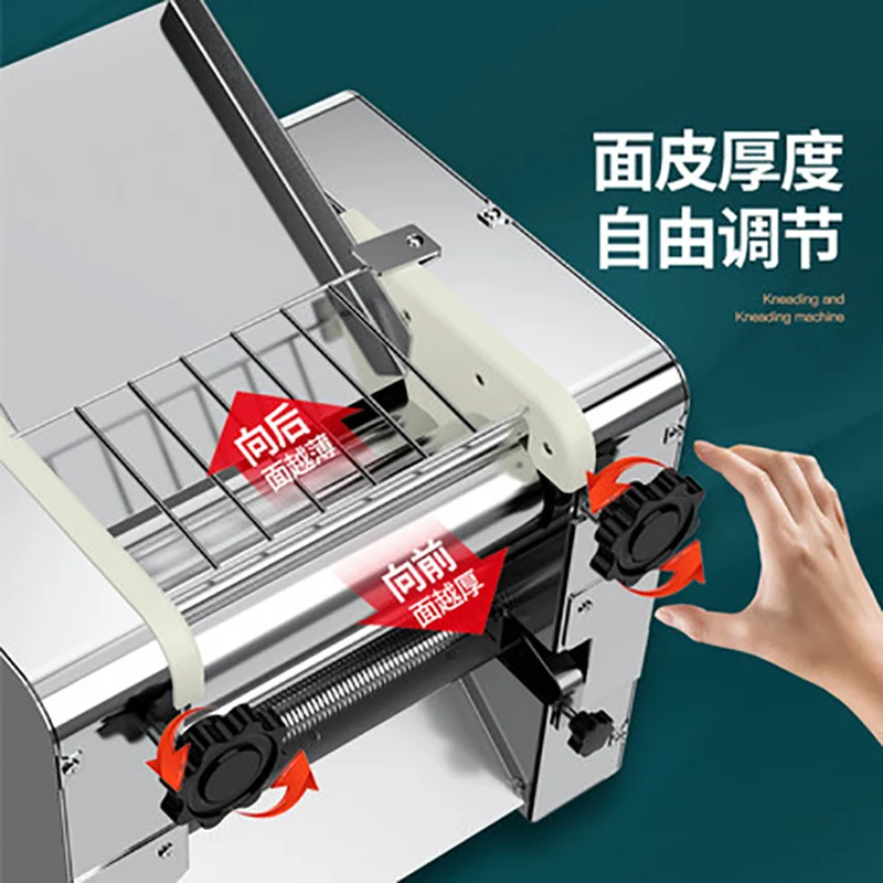 

Household Noodle Pressing Machine Stainless Steel Electric Noodle Maker Multifunctional Commercial Dough Roller Presser Machine
