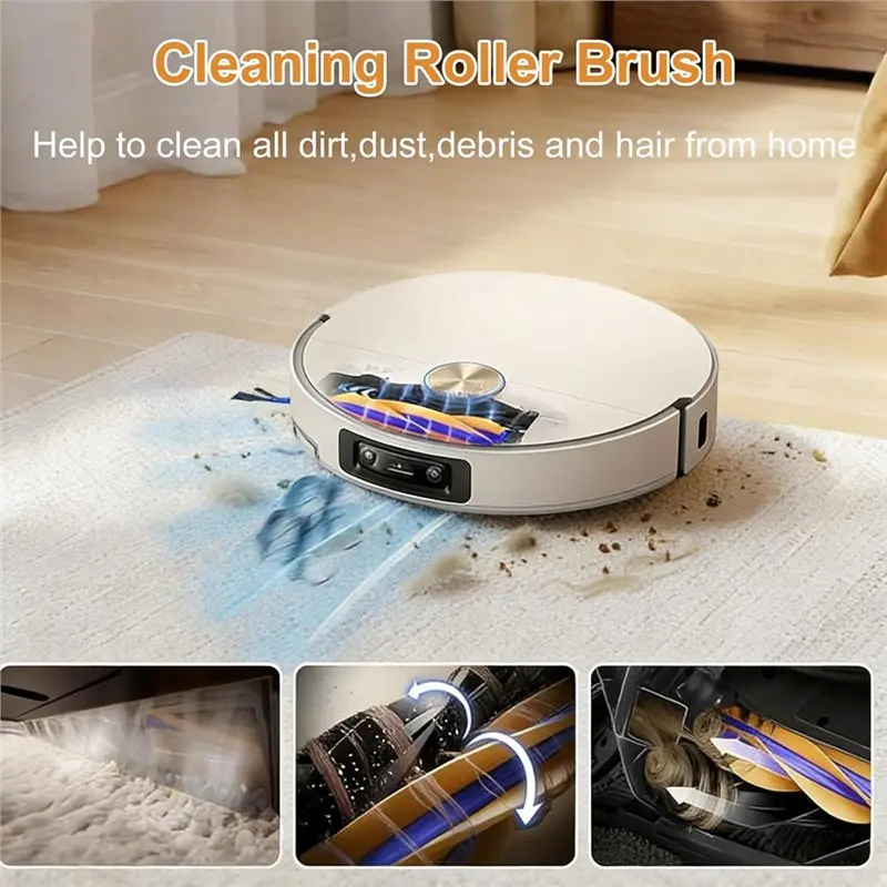 【prodotti-piU-venduti】per-dreame-x60-max-ultra-include-2-spazzole-a-rullo-principali-6-panni-lavapavimenti-6-sacchetti-per-la-polvere-6-spazzole-laterali-4-filtri-hepa