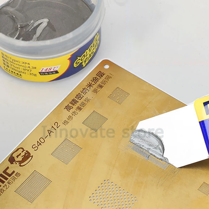 Solder Paste Mechanic I Soldering XP 148 ℃ Leaded Low Temperature Tin Paste for Phone Motherboard  Welding Repair Soldering Flux