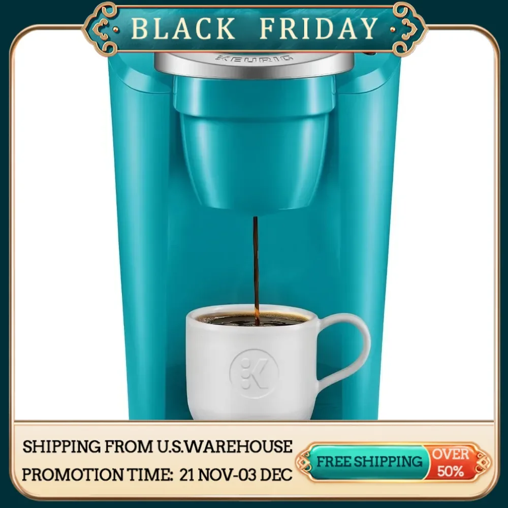 Single Serve Coffee Brewer Coffe Machine Turquoise Kitchen and Home Professional Espresso Machine Accessories Cafe Appliances