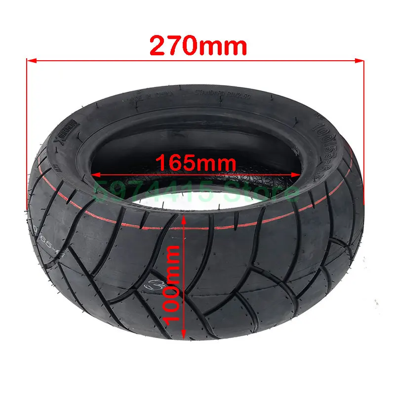 Xuancheng 100/55-6.5 Vacuum Tire 90/65-6.5 100/65-6.5 Thickened Wear-resistant Tubeless Tire for Electric Scooter