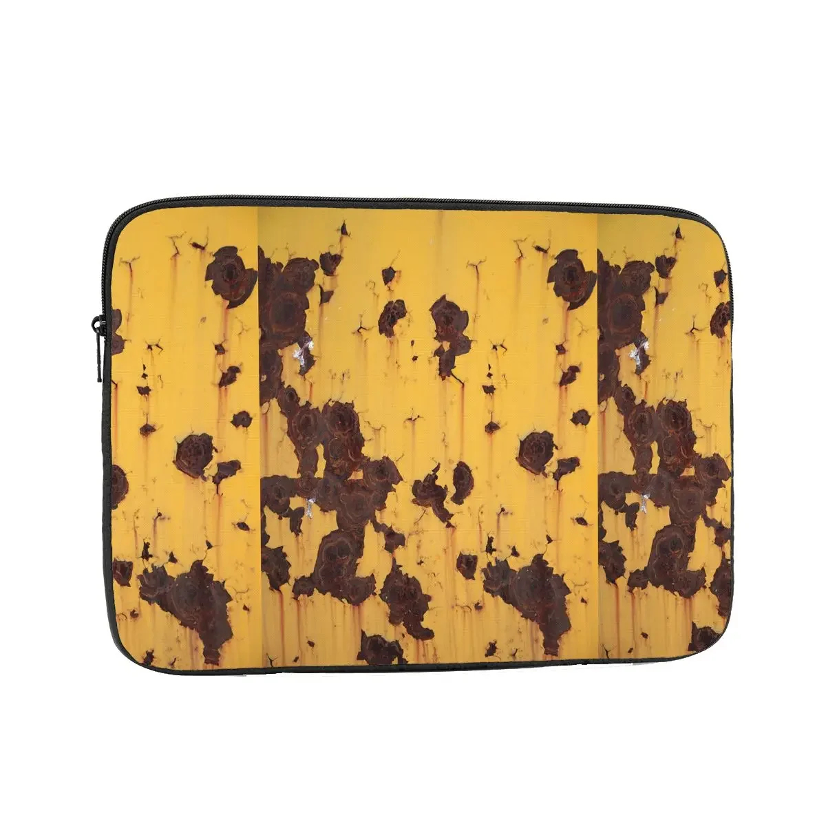 

Shockproof Case 10 12 13 15 17 Inch Abstract Shabby Background Laptop Sleeve Case Yellow Rusty Texture Notebook Bag Case