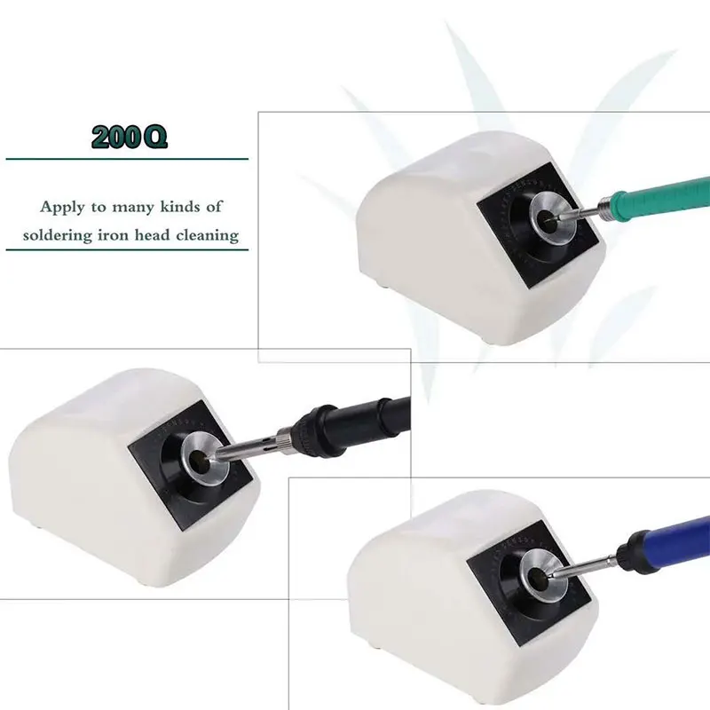 Infrarot löten eisen kopf reiniger elektrische lötkolben spitze automatische reinigung zinn entfernung maschine reinigung maschine