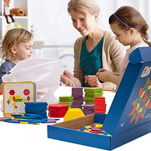 Puzzle and Board Toy Building Blocks DIY Constructions Decorations Collection Creative Gift Wood Clever Board Children Games