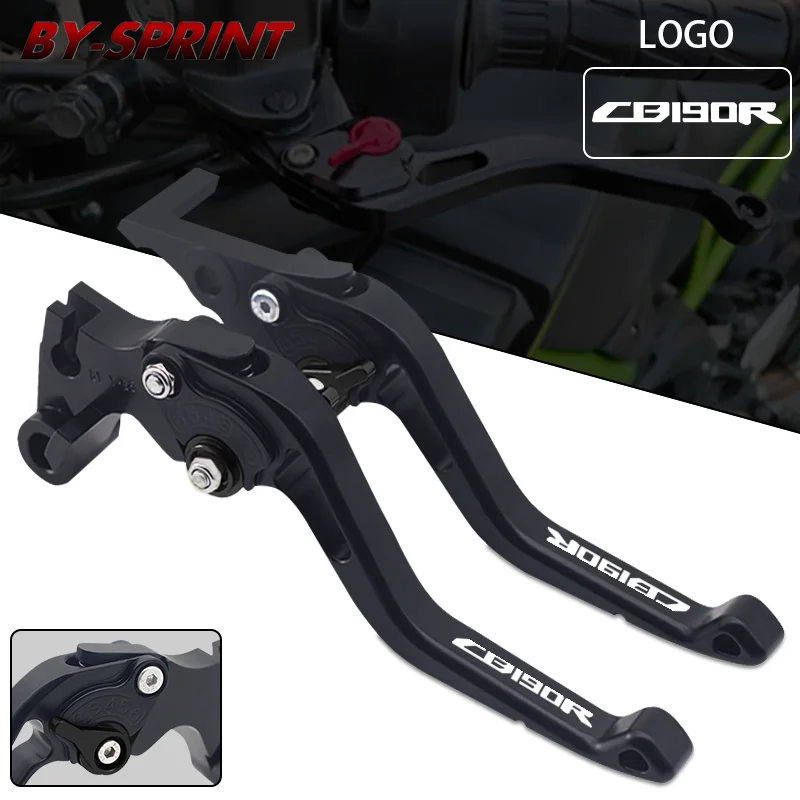 

NEW cb190r Motorcycle CNC Short Brake Clutch Lever For Honda CB190R CB 190R CB 190 R 2016-2017 Adjustable Brake Lever