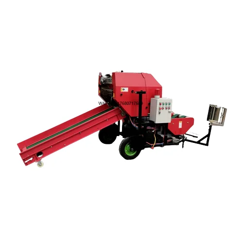 

High-Efficiency Full Automatic Grass Baling Machine Silage Bagger Machines for Feed Storage