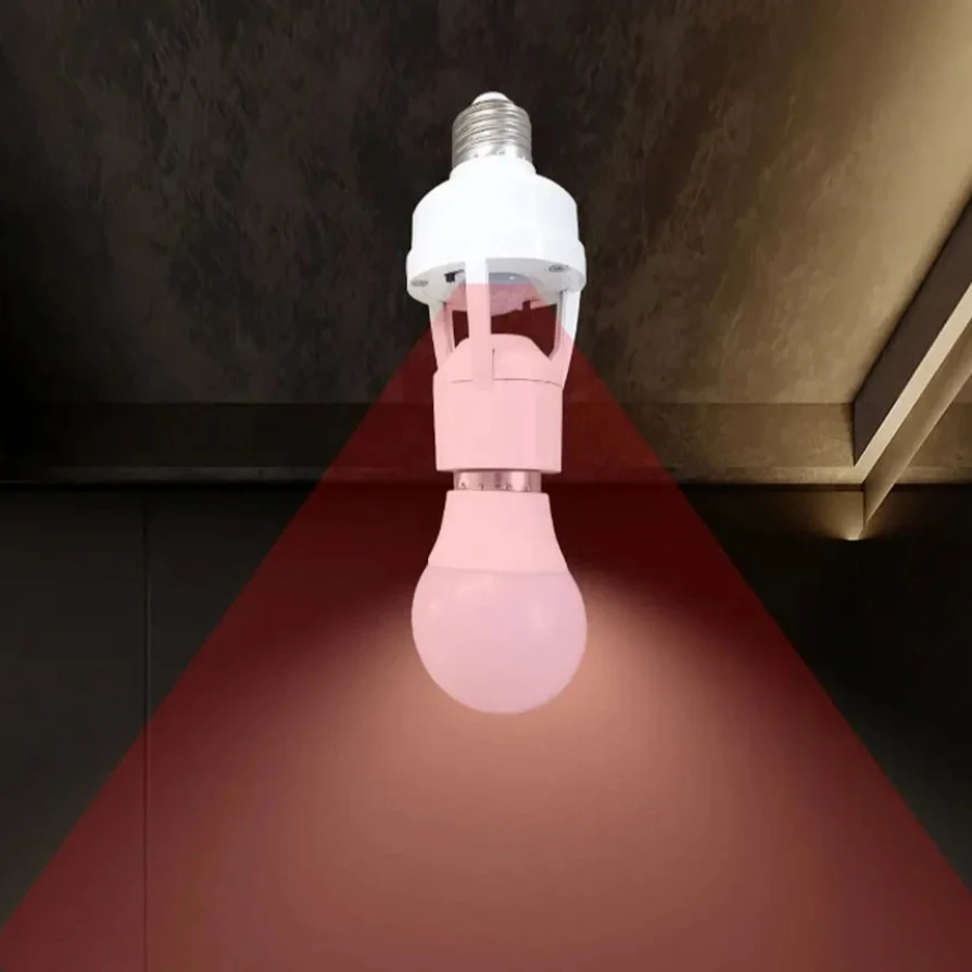 Human Induction Infrared Body Sensor E27 E26 Switch Bulb Holder Socket Adapter Converter AC85-265V Motion Sensor Lamp Head Base